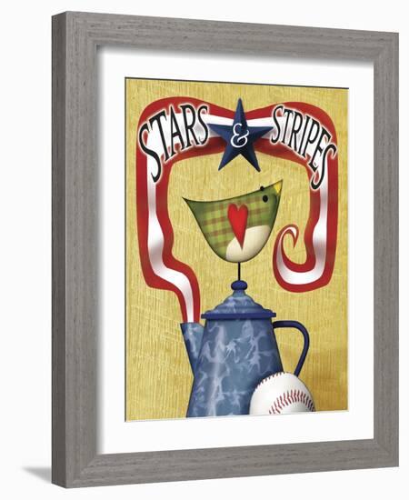 Americana Morning Coffee BB-Margaret Wilson-Framed Giclee Print