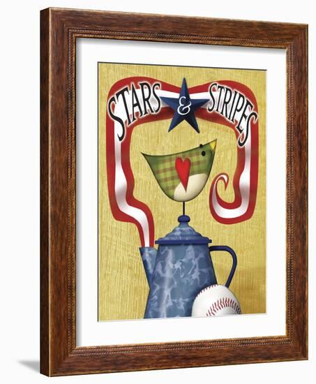 Americana Morning Coffee BB-Margaret Wilson-Framed Giclee Print