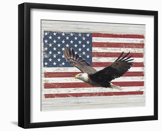 Americana Patriot - Eagle-Mark Chandon-Framed Giclee Print