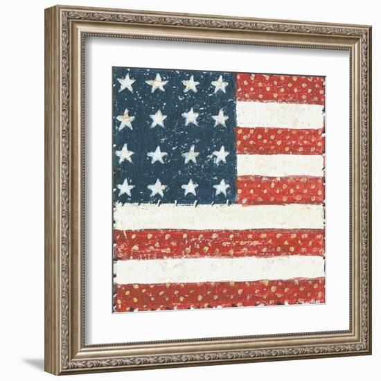 Americana Quilt IV-David Carter Brown-Framed Art Print