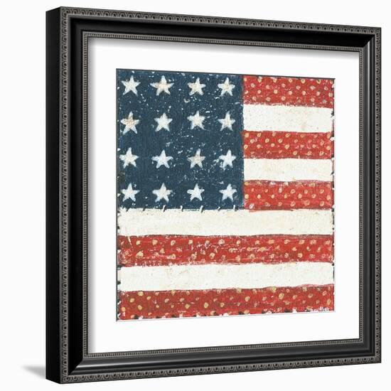 Americana Quilt IV-David Carter Brown-Framed Art Print