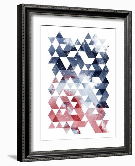 Americana Triangles-OnRei-Framed Art Print