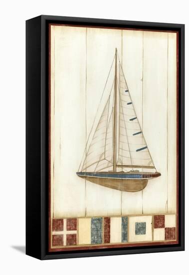 Americana Yacht I-Ethan Harper-Framed Stretched Canvas