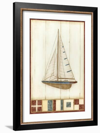 Americana Yacht I-Ethan Harper-Framed Art Print