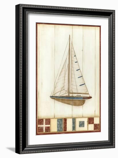 Americana Yacht I-Ethan Harper-Framed Art Print