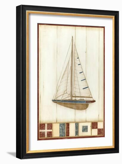 Americana Yacht I-Ethan Harper-Framed Art Print