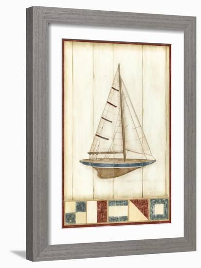 Americana Yacht II-Ethan Harper-Framed Art Print