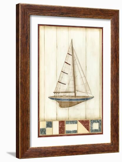 Americana Yacht II-Ethan Harper-Framed Art Print