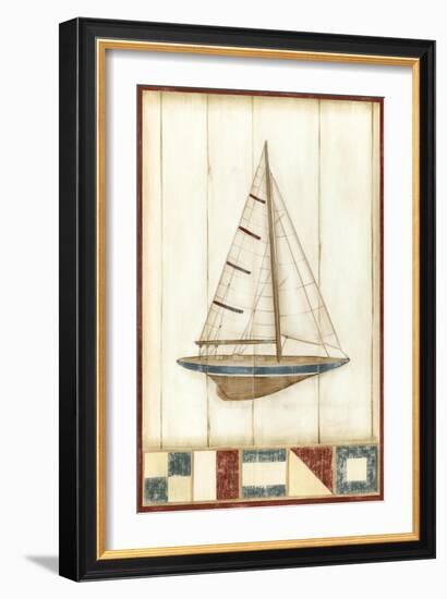 Americana Yacht II-Ethan Harper-Framed Art Print