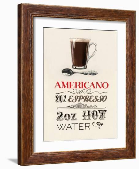 Americano Plain Background-Marco Fabiano-Framed Art Print