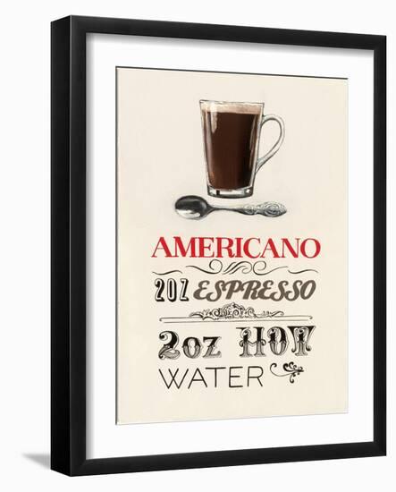 Americano Plain Background-Marco Fabiano-Framed Art Print