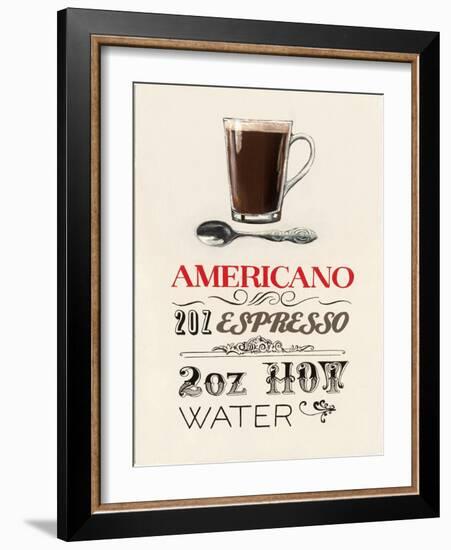 Americano Plain Background-Marco Fabiano-Framed Art Print