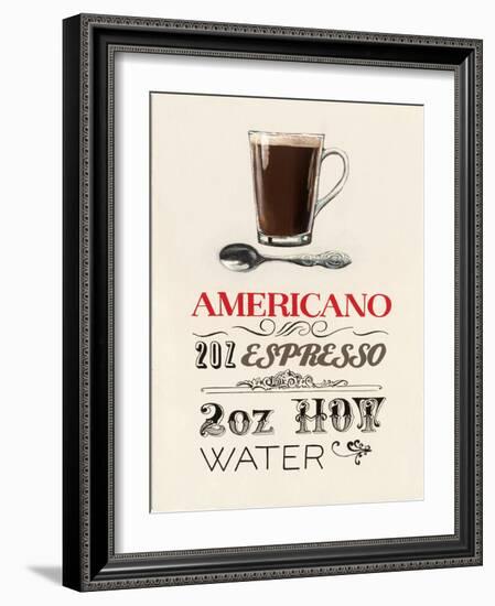 Americano Plain Background-Marco Fabiano-Framed Art Print