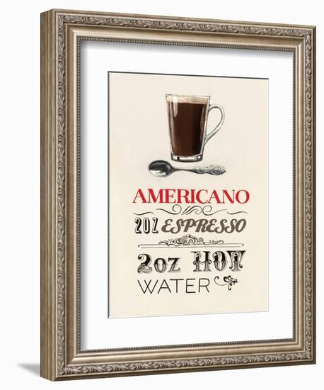 Americano Plain Background-Marco Fabiano-Framed Art Print