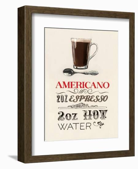 Americano Plain Background-Marco Fabiano-Framed Art Print