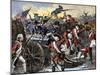 Americans Capturing a British Redoubt during the Battle of Yorktown, c.1781-null-Mounted Giclee Print