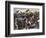 Americans Capturing a British Redoubt during the Battle of Yorktown, c.1781-null-Framed Giclee Print