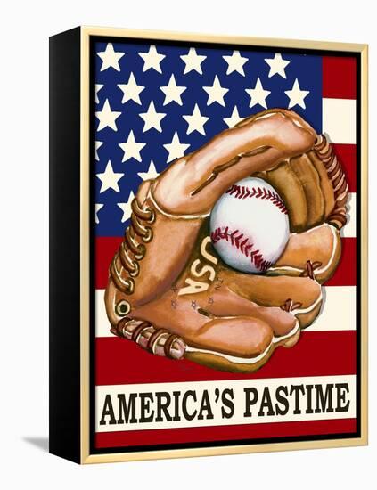 Americas Passtime-Laurie Korsgaden-Framed Premier Image Canvas