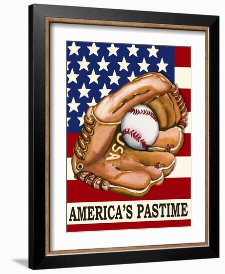 Americas Passtime-Laurie Korsgaden-Framed Giclee Print