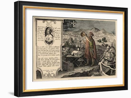 Amerigo Vespucci, Italian Explorer-Science Source-Framed Giclee Print