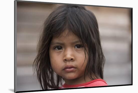 Amerindian Girl Parabara Wai Wai Territory, Region 9, Parabara, Guyana-Pete Oxford-Mounted Photographic Print