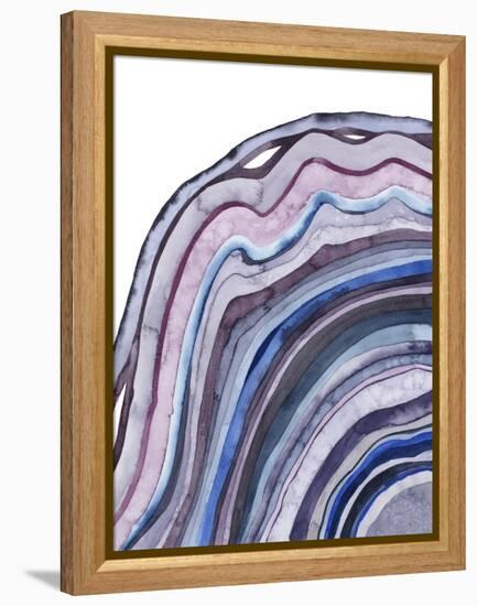 Amethyst Agate I-Grace Popp-Framed Stretched Canvas