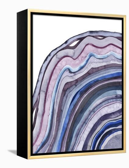 Amethyst Agate I-Grace Popp-Framed Stretched Canvas