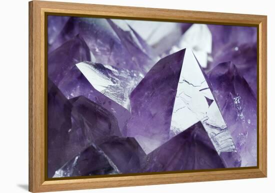 Amethyst Crystals-Lawrence Lawry-Framed Premier Image Canvas