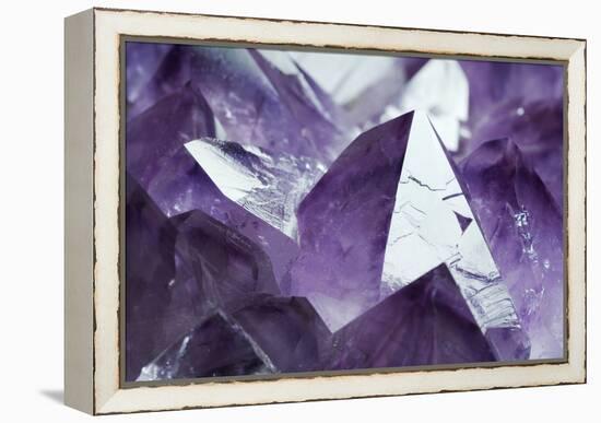 Amethyst Crystals-Lawrence Lawry-Framed Premier Image Canvas