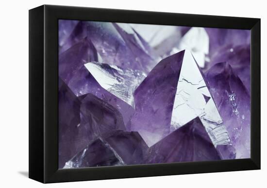 Amethyst Crystals-Lawrence Lawry-Framed Premier Image Canvas