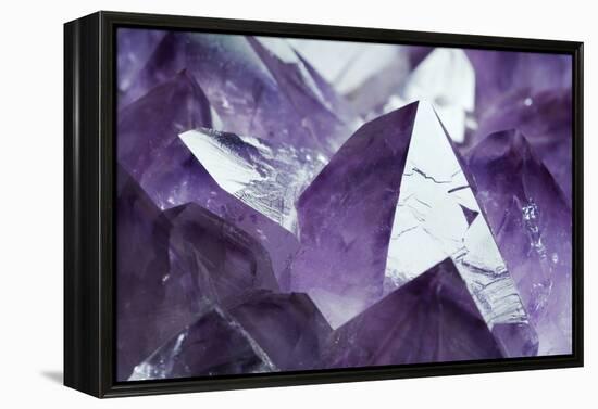 Amethyst Crystals-Lawrence Lawry-Framed Premier Image Canvas