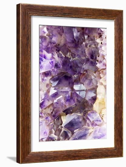 Amethyst Crystals-Mark Sykes-Framed Photographic Print