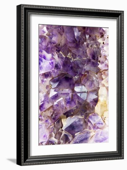 Amethyst Crystals-Mark Sykes-Framed Photographic Print