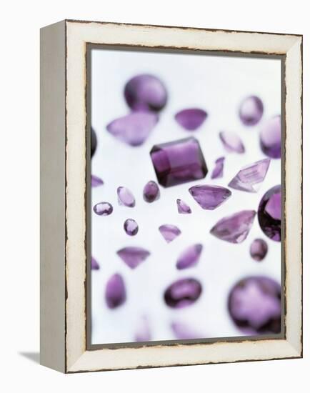 Amethyst Gemstones-Lawrence Lawry-Framed Premier Image Canvas