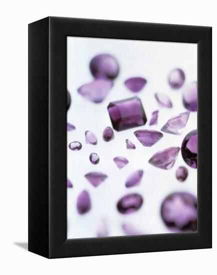 Amethyst Gemstones-Lawrence Lawry-Framed Premier Image Canvas