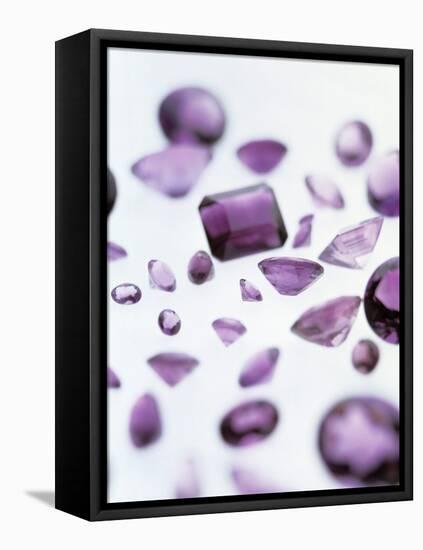 Amethyst Gemstones-Lawrence Lawry-Framed Premier Image Canvas