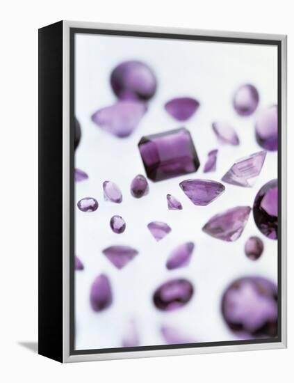 Amethyst Gemstones-Lawrence Lawry-Framed Premier Image Canvas