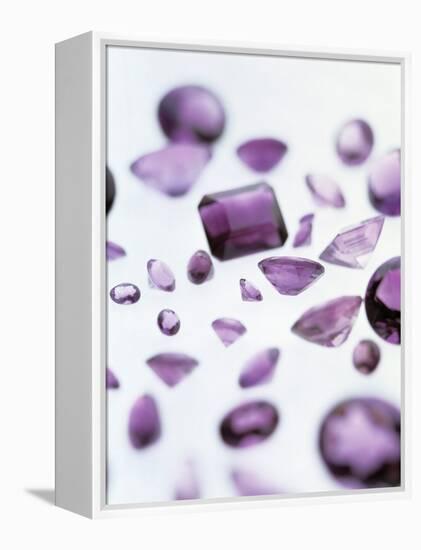 Amethyst Gemstones-Lawrence Lawry-Framed Premier Image Canvas