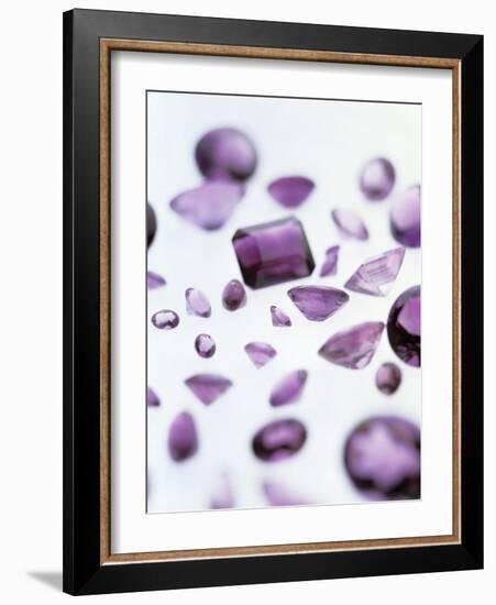 Amethyst Gemstones-Lawrence Lawry-Framed Photographic Print