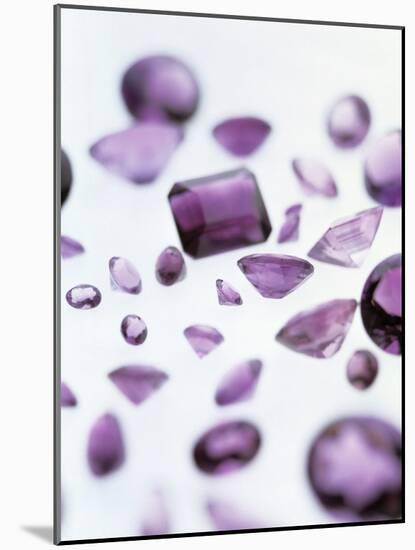 Amethyst Gemstones-Lawrence Lawry-Mounted Photographic Print