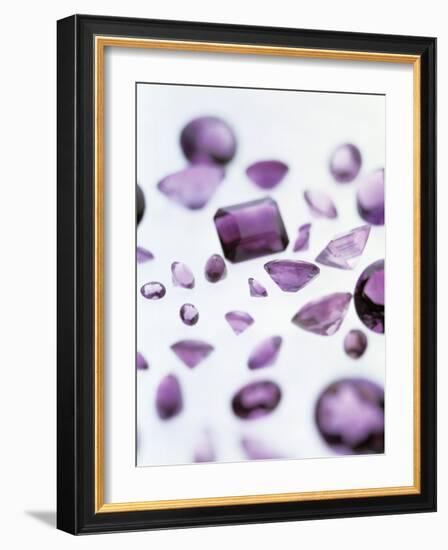 Amethyst Gemstones-Lawrence Lawry-Framed Photographic Print