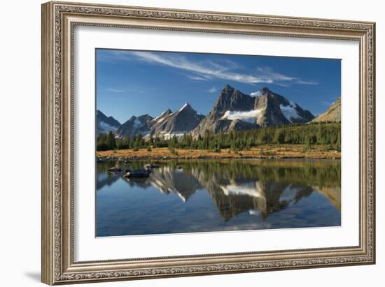 Amethyst Lake Reflection-Alan Majchrowicz-Framed Photo