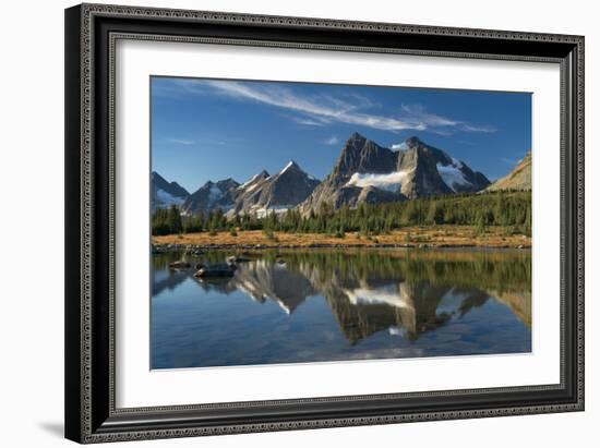 Amethyst Lake Reflection-Alan Majchrowicz-Framed Photo