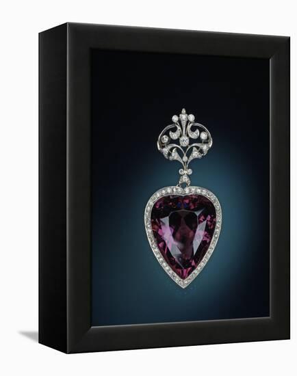 Amethyst Necklace-null-Framed Premier Image Canvas