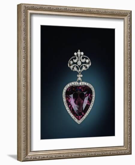 Amethyst Necklace-null-Framed Photographic Print