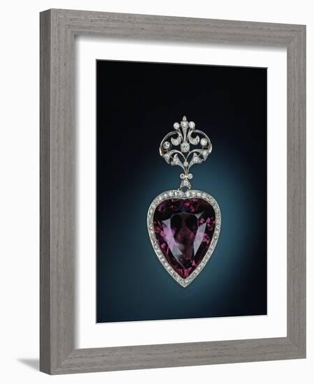 Amethyst Necklace-null-Framed Photographic Print