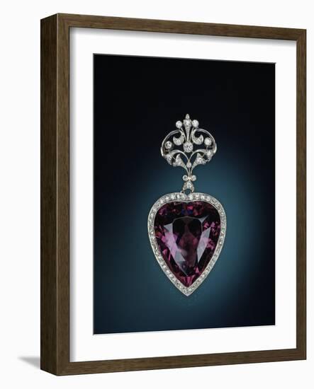 Amethyst Necklace-null-Framed Photographic Print