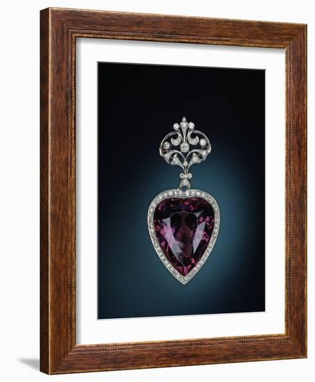 Amethyst Necklace-null-Framed Photographic Print