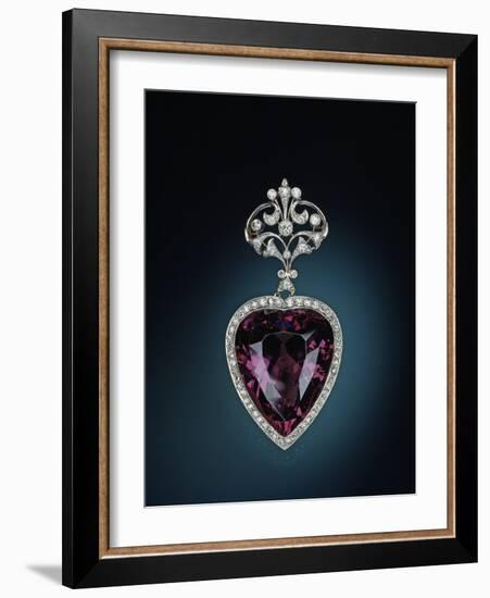 Amethyst Necklace-null-Framed Photographic Print