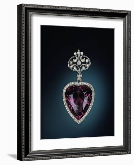 Amethyst Necklace-null-Framed Photographic Print